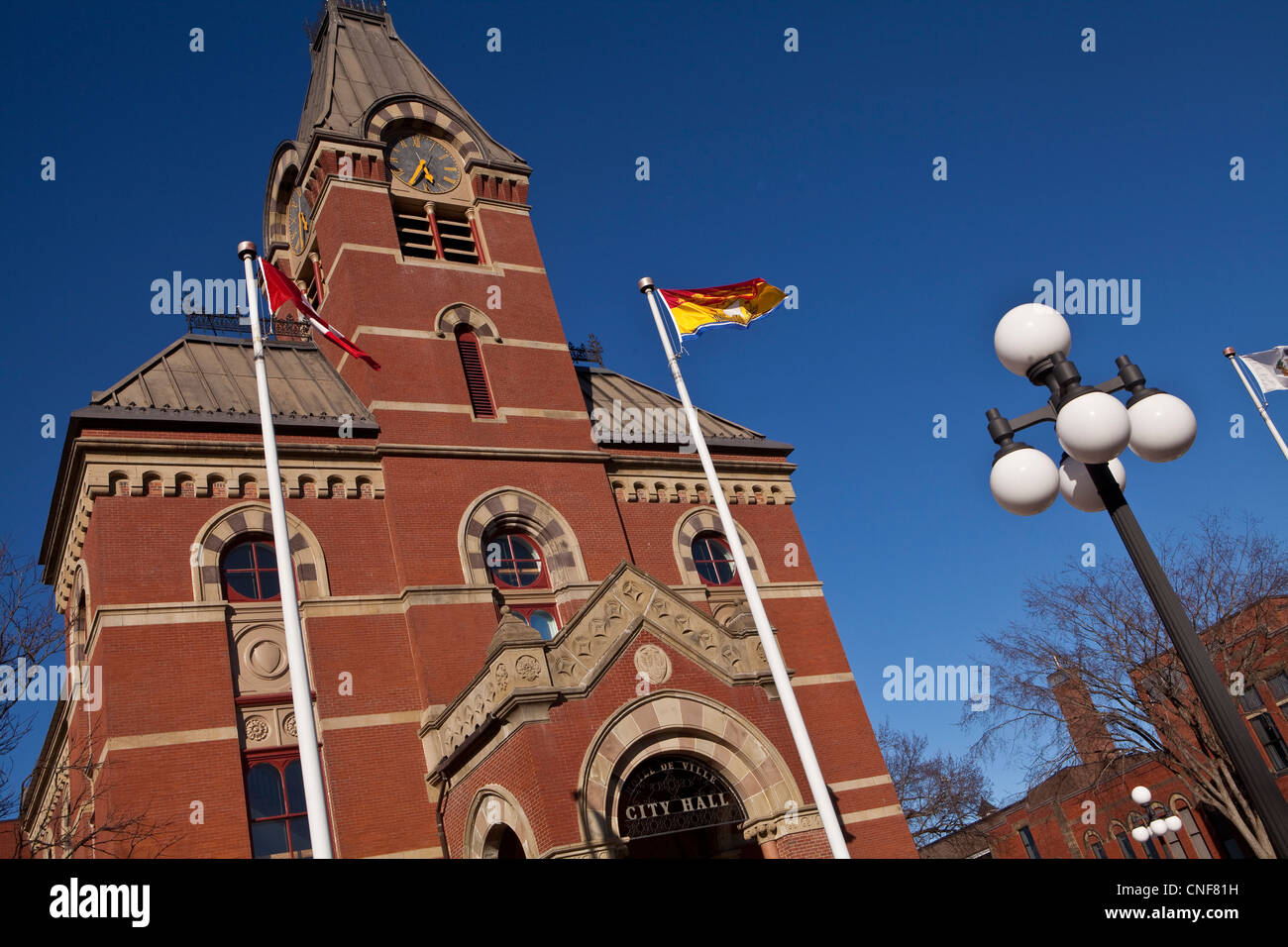 Fredericton Rathaus ist abgebildet in Fredericton, New Brunswick Stockfoto