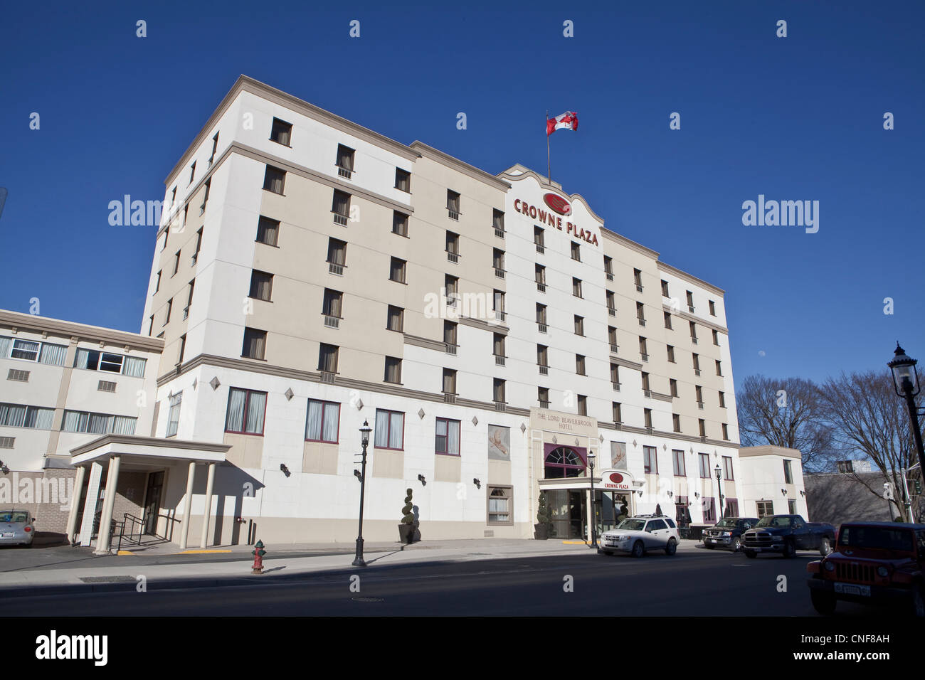 Crowne Plaza Hotel ist abgebildet in Fredericton, New Brunswick Stockfoto
