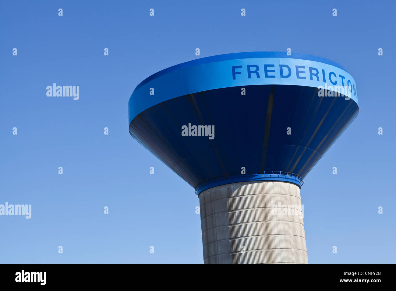 Wasserturm in Fredericton ist in New Brunswick abgebildet Stockfoto