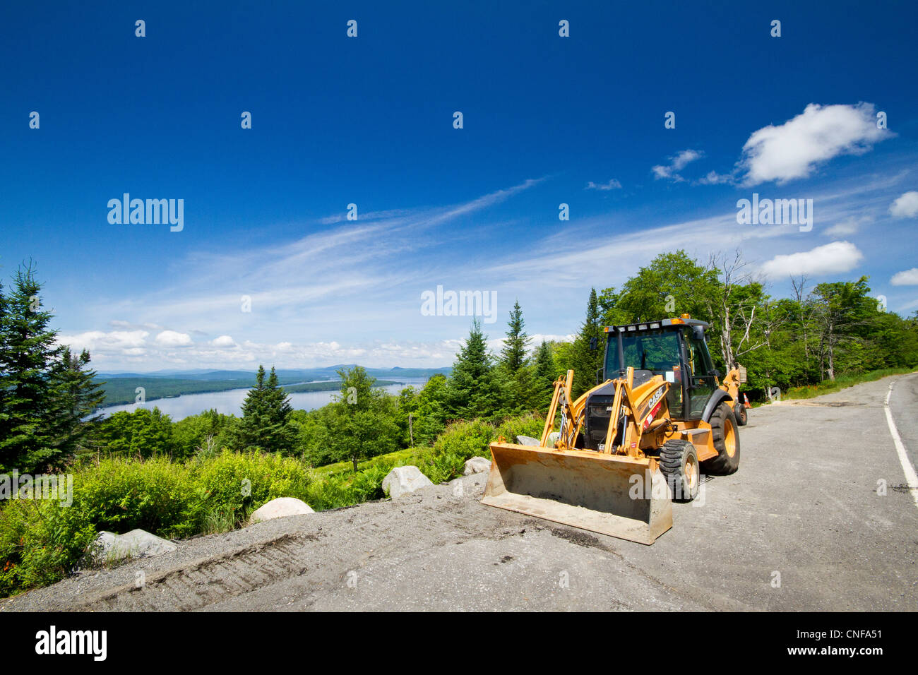 Mooselookmeguntic See Franklin County und Oxford County, Maine, USA. Teil des Einzugsgebietes des Androscoggin River. Stockfoto