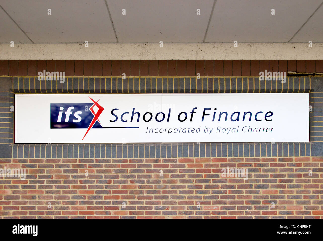 IFS School of Finance, Burgate Lane, Canterbury Kent UK aufgenommen durch königliche Charter Stockfoto