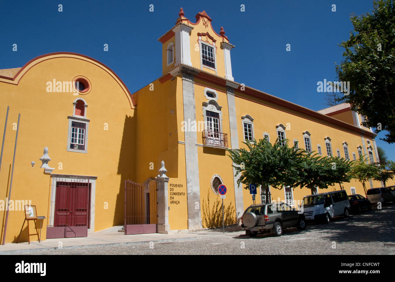 Pousada Convento da Graca, ehemaliges Kloster, jetzt Hotel, Tavira, Algarve, Portugal Stockfoto