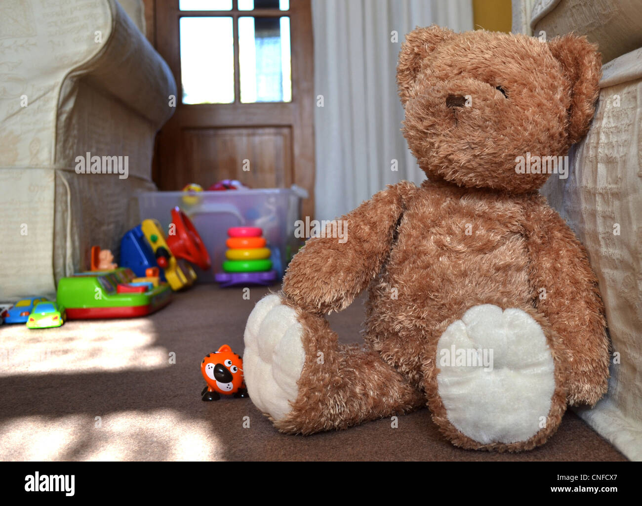 Ein großer Teddybär Stockfoto