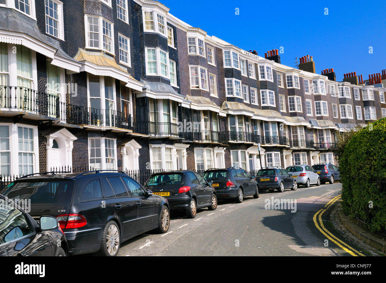 Royal Crescent, Brighton, East Sussex, UK Stockfoto