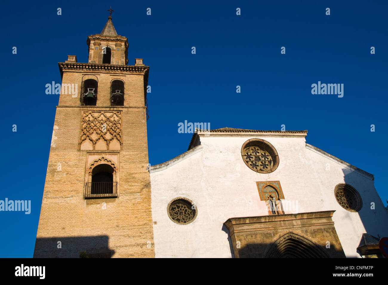 Iglesia de Omnium Sanctorum Kirche außen La Macarena Distrikt Sevilla Andalusien Spanien Stockfoto