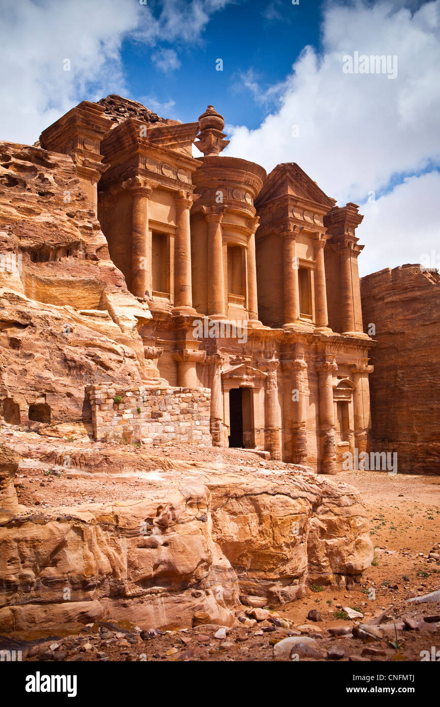 Das Kloster (Al-Deir), Petra, Jordanien, Westasien Stockfoto
