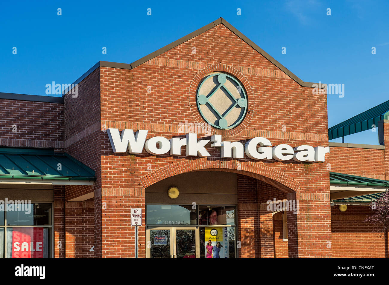 Work-Ausrüstung Shop. Stockfoto