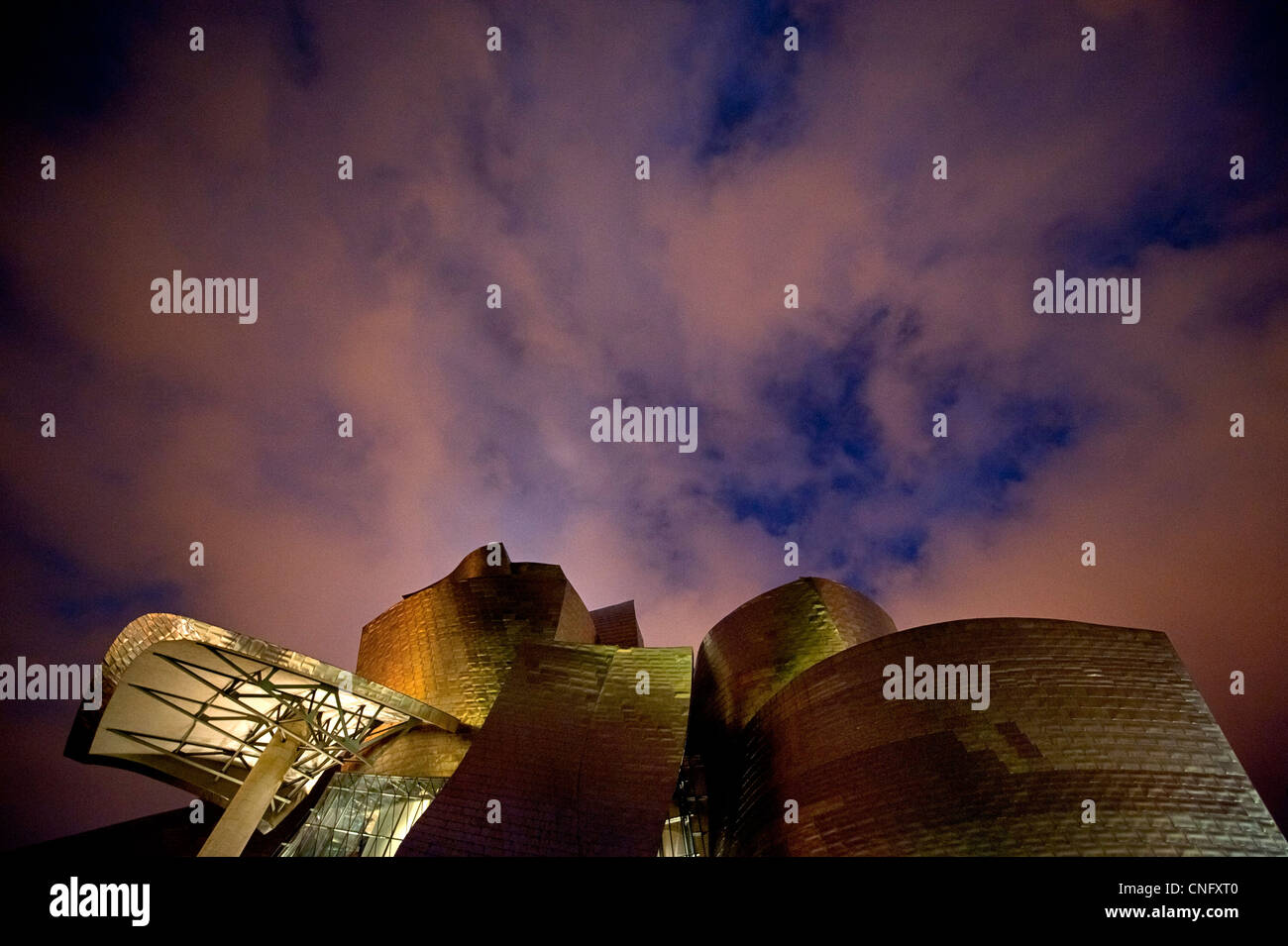 Guggenheimmuseum in Bilbao, Baskenland, Spanien Stockfoto