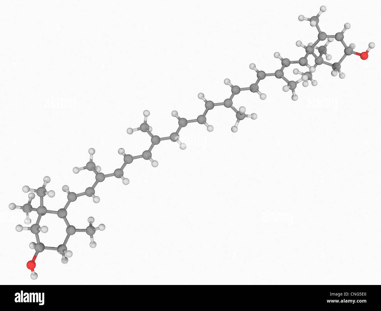Lutein-Molekül Stockfoto