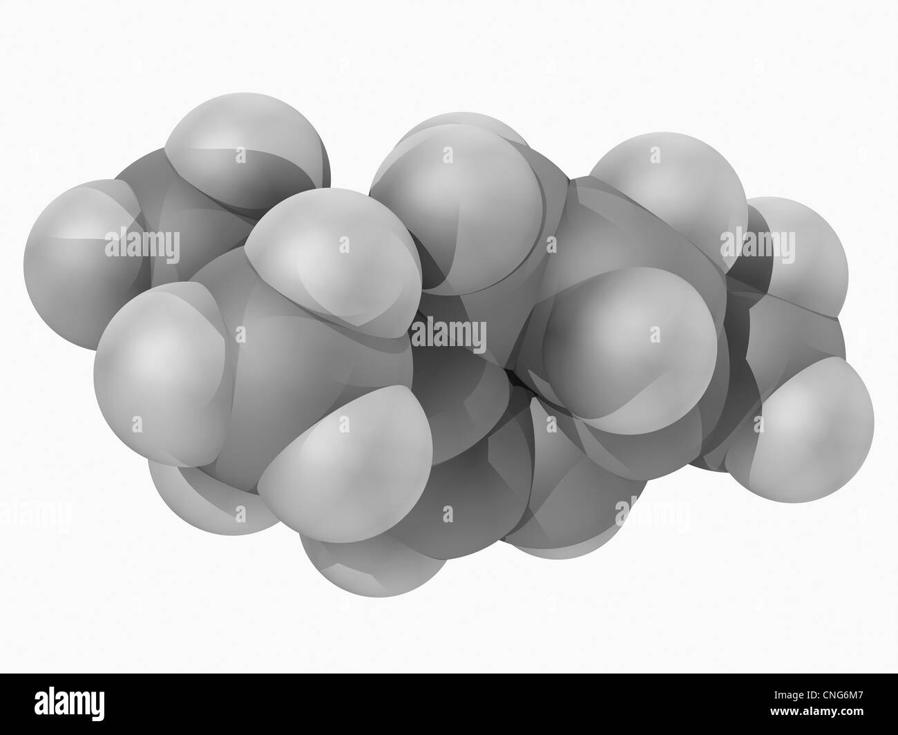 Alpha-Terpinene-Molekül Stockfoto