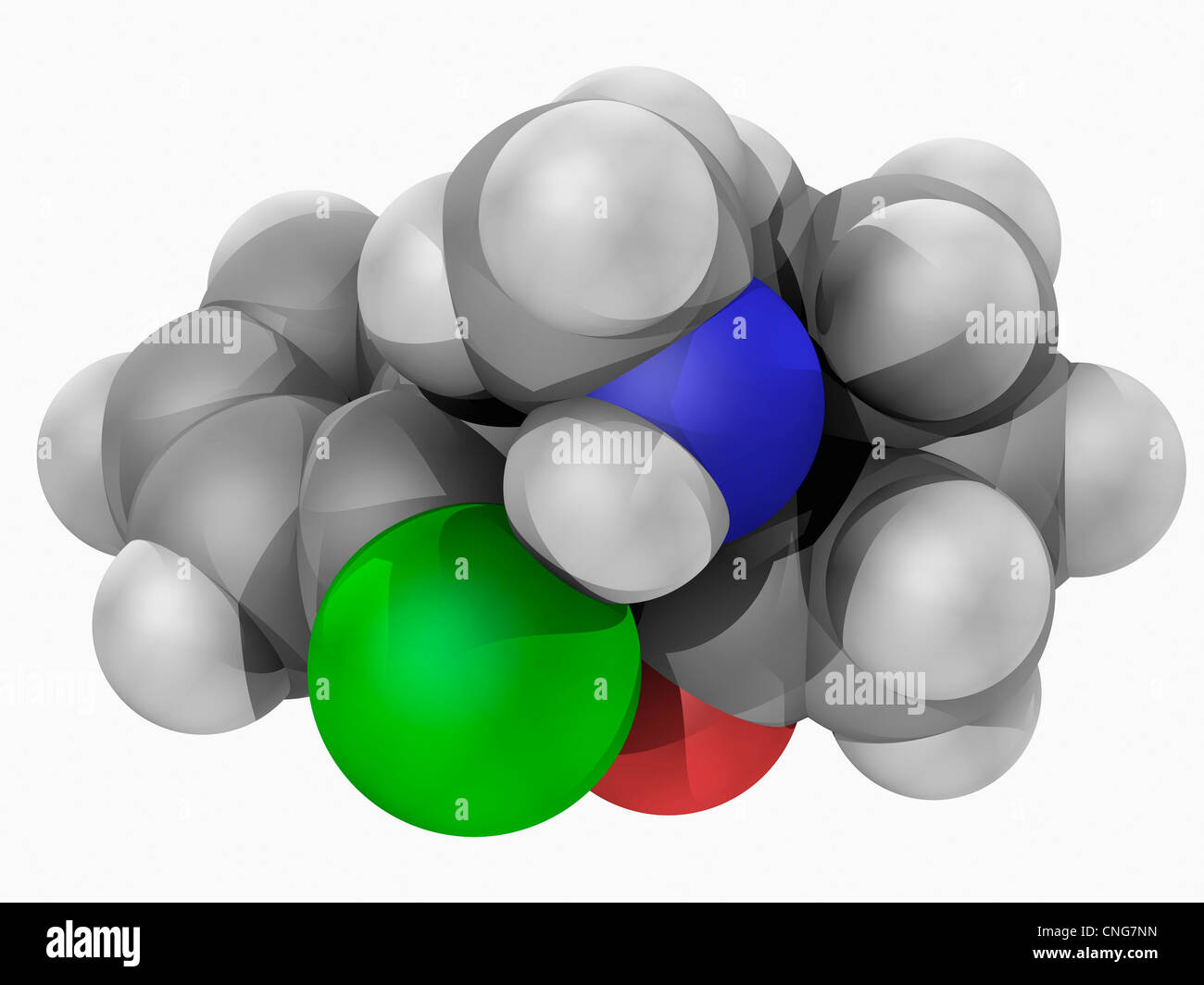 Ketamin Wirkstoffmolekül Stockfoto