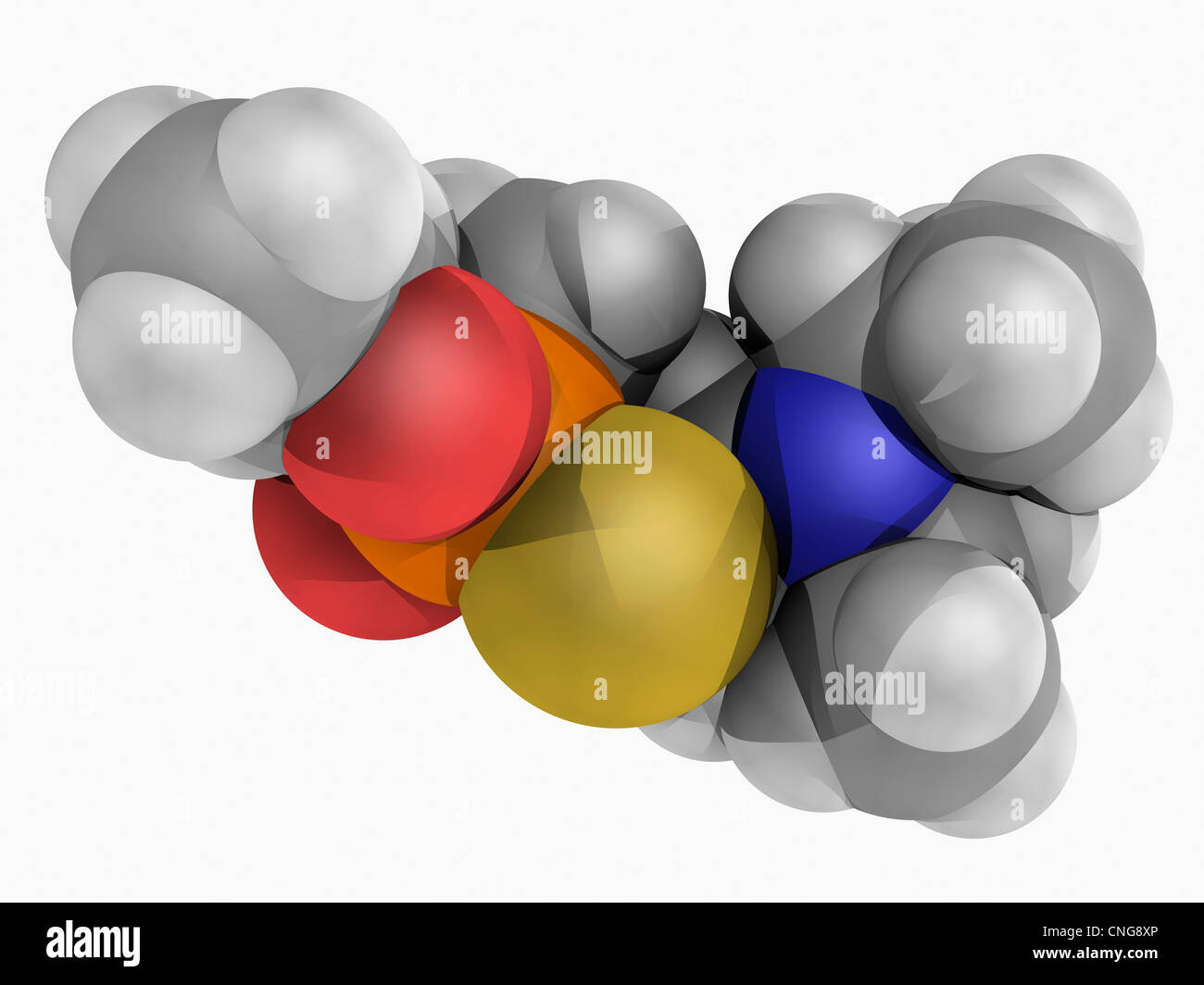 VX Nerve Agent Molekül Stockfoto VX Nerve Agent Molekül Stockfoto