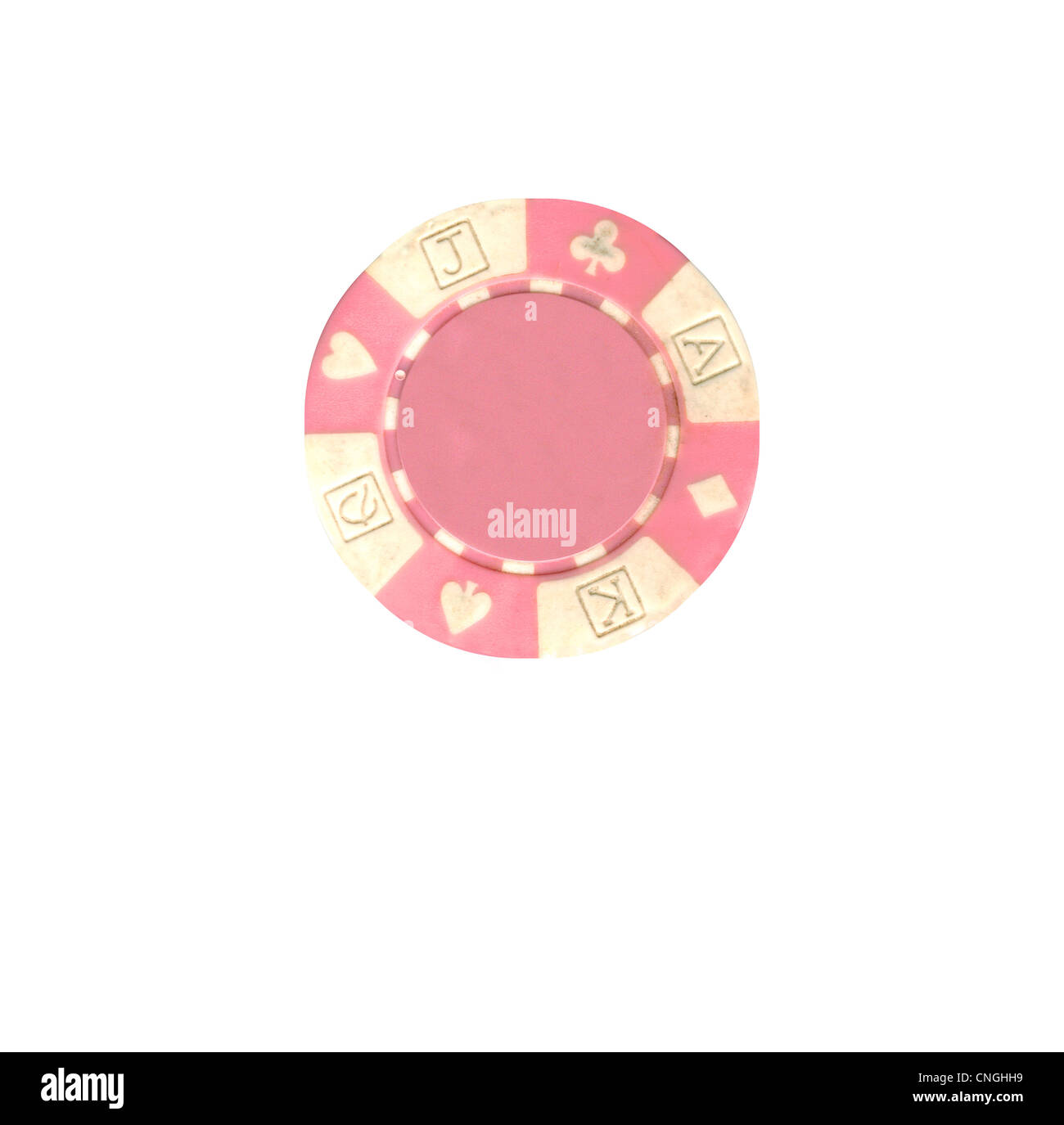 Allgemeine Poker-chip Stockfoto