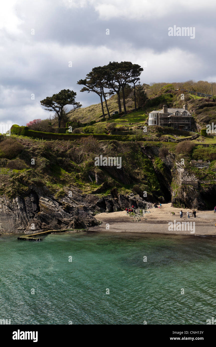 Polperro Dorf in Cornwall Stockfoto