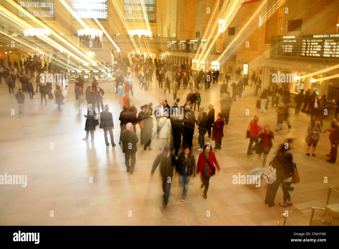 Grand Central Station mit Sonne-highlights Stockfoto