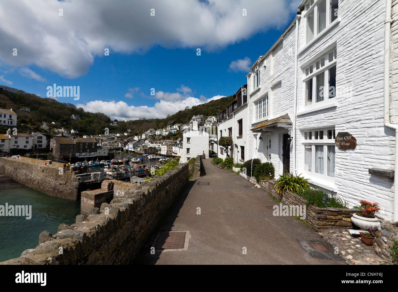 Polperro Dorf in Cornwall Stockfoto