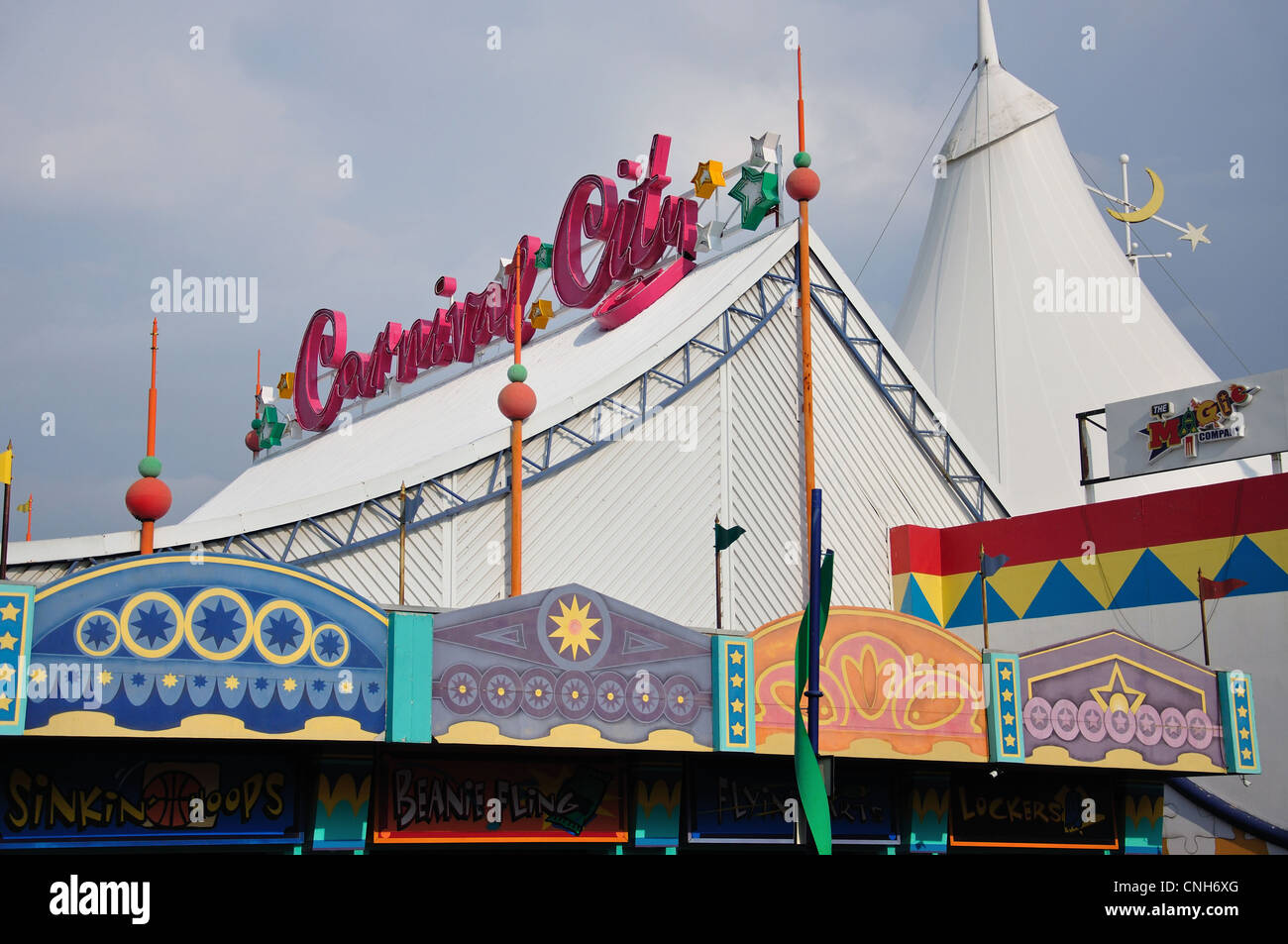 Karneval-Stadt-Kasino & Entertainment-Welt, Brakpan, East Rand größer Johannesberg, Provinz Gauteng, Südafrika Stockfoto