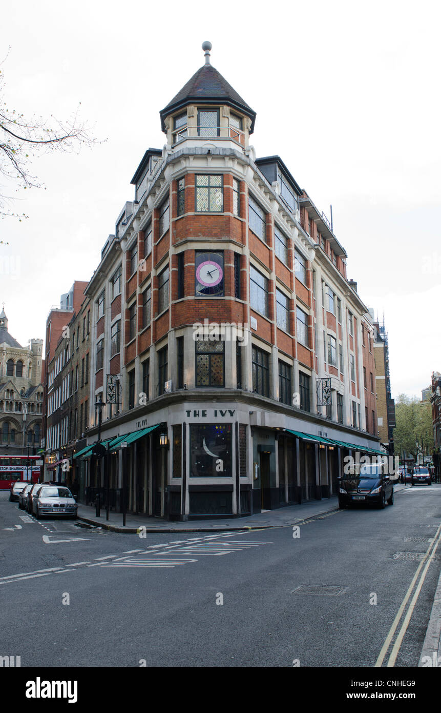 Die Ivy Restaurant feine London Essen West Street in der Nähe von Covent Garden Stockfoto
