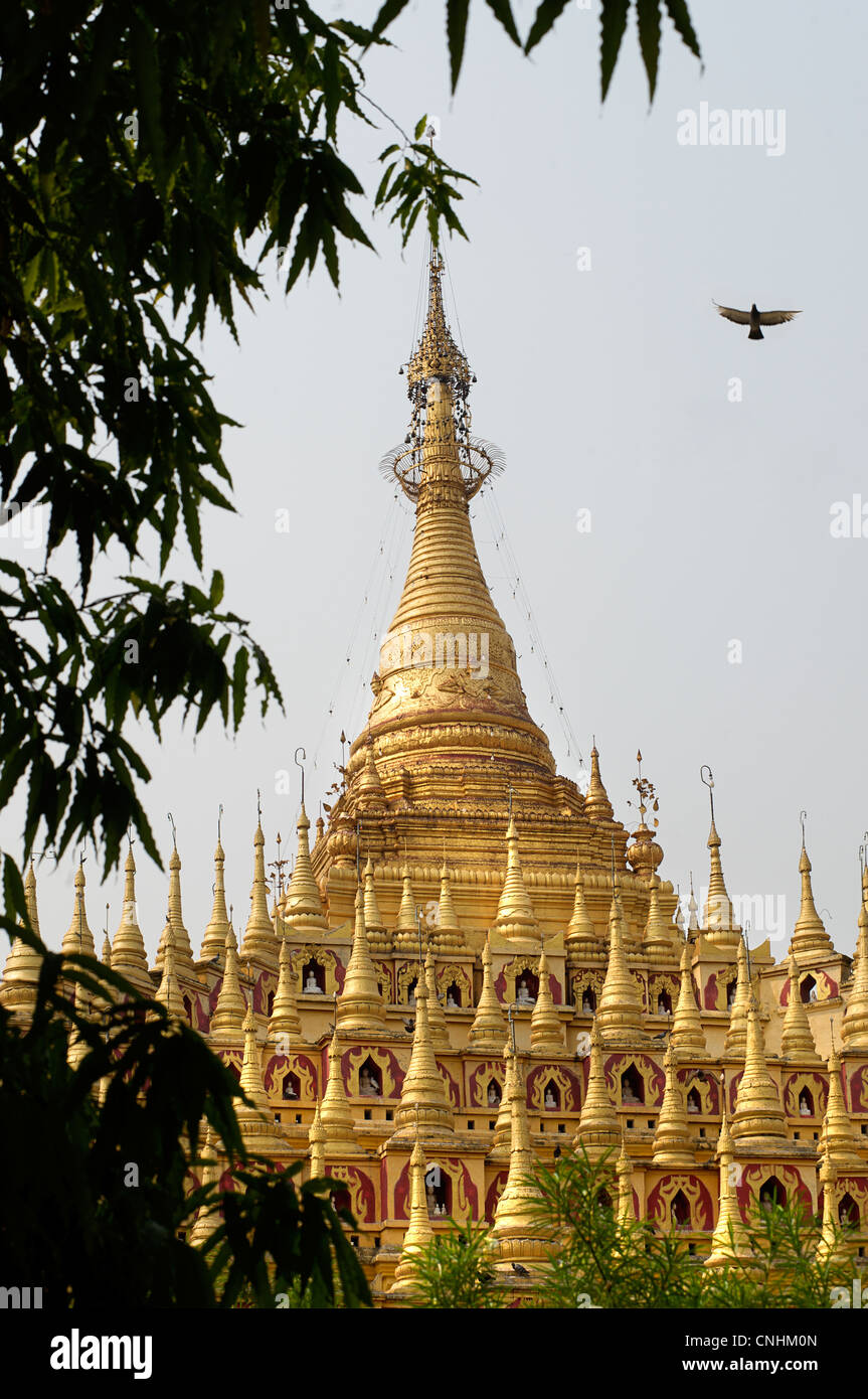 Hanboddhay Paya, Monywa, Burma. Myanmar. Thambuddhei Stockfoto