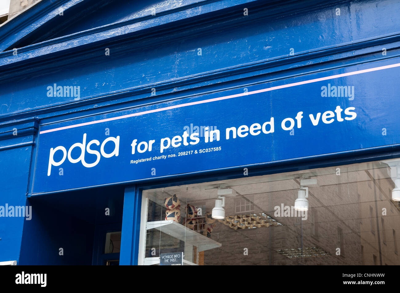 PDSA Charity-Shop, UK Stockfoto