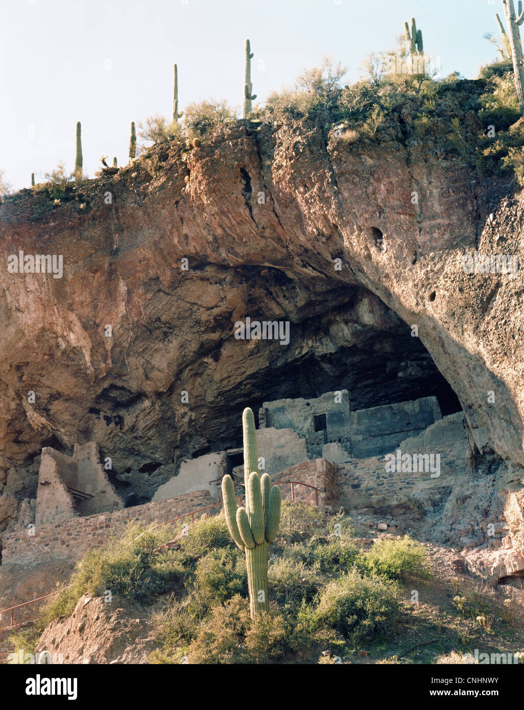 Alten Höhlenwohnungen in Tonto National Park, Arizona Stockfoto