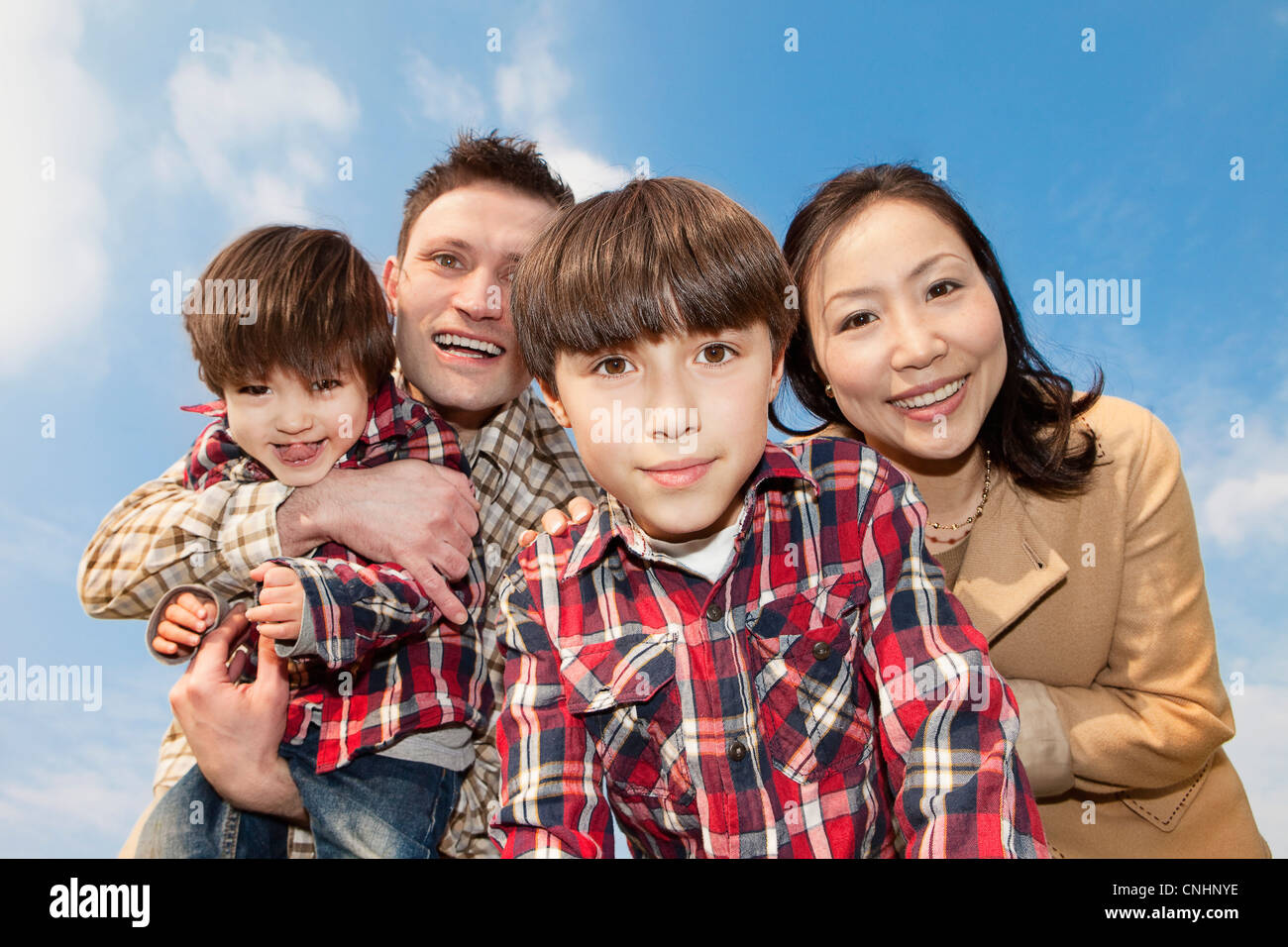 Ein Familienporträt Stockfoto
