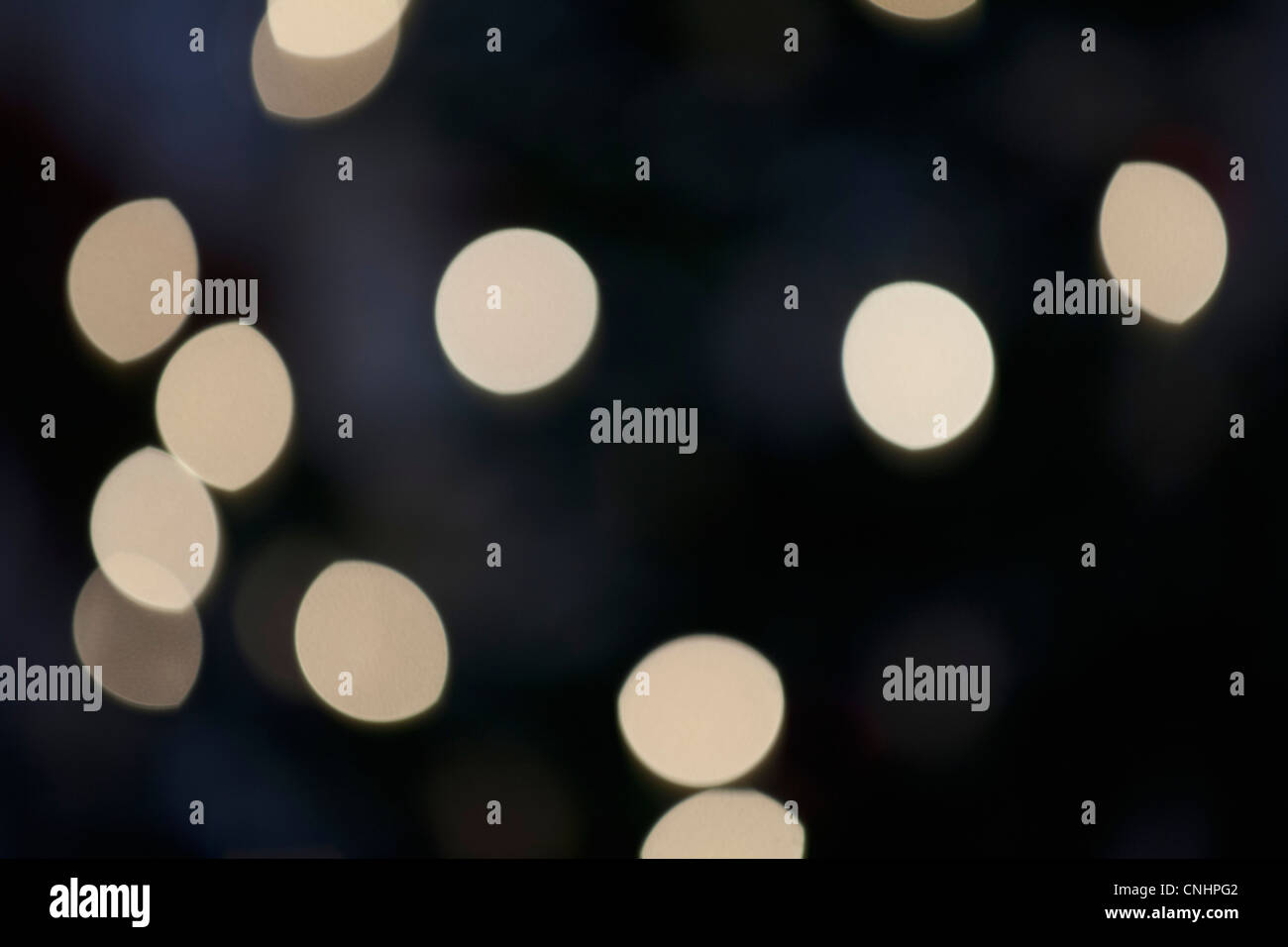 Abstrakte Lichtmuster auf schwarzem Hintergrund Stockfoto