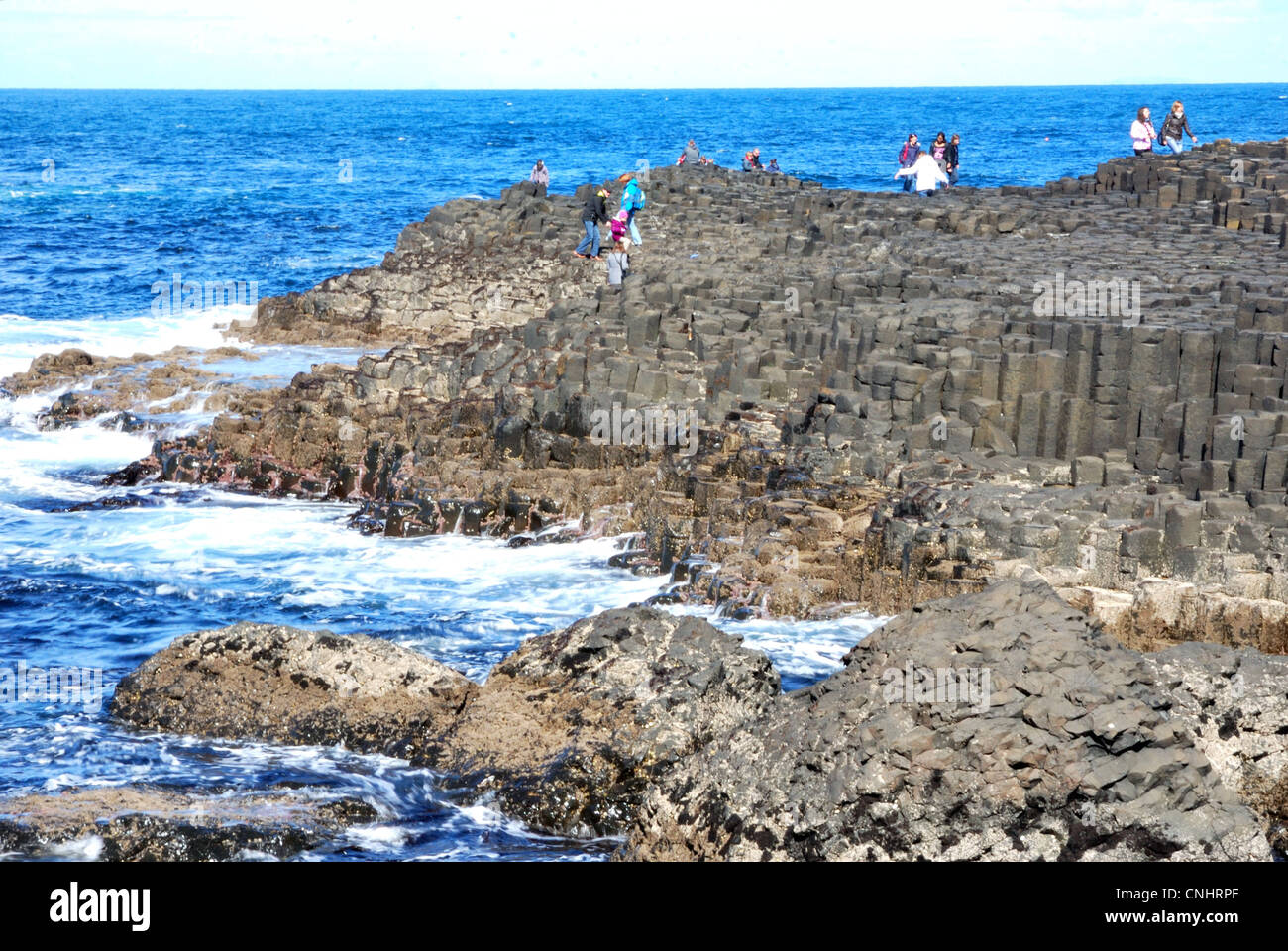 Giant es Causeway, National Trust, North Antrim Stockfoto