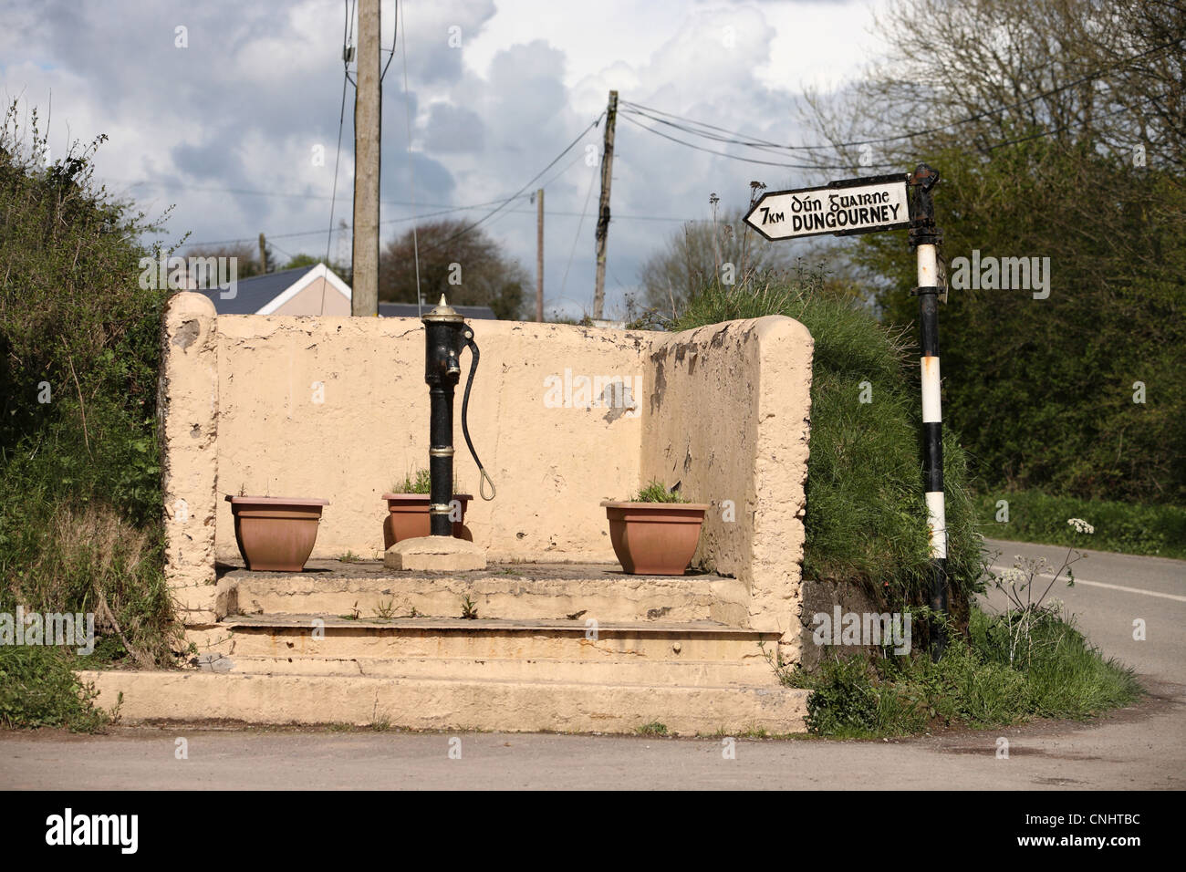 Wasserpumpe in Mount Uniacke Co Cork Irland Stockfoto