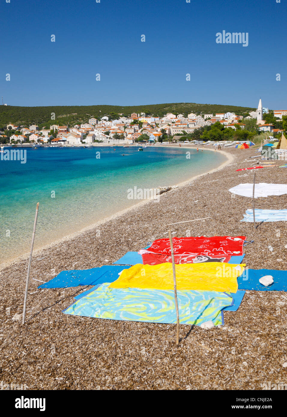 Unije-Inseln Stockfoto