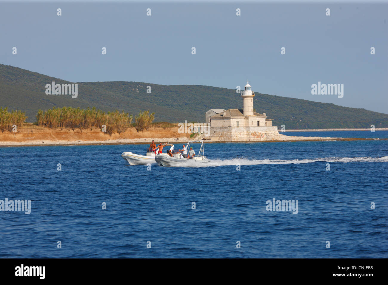 Unije-Inseln Stockfoto