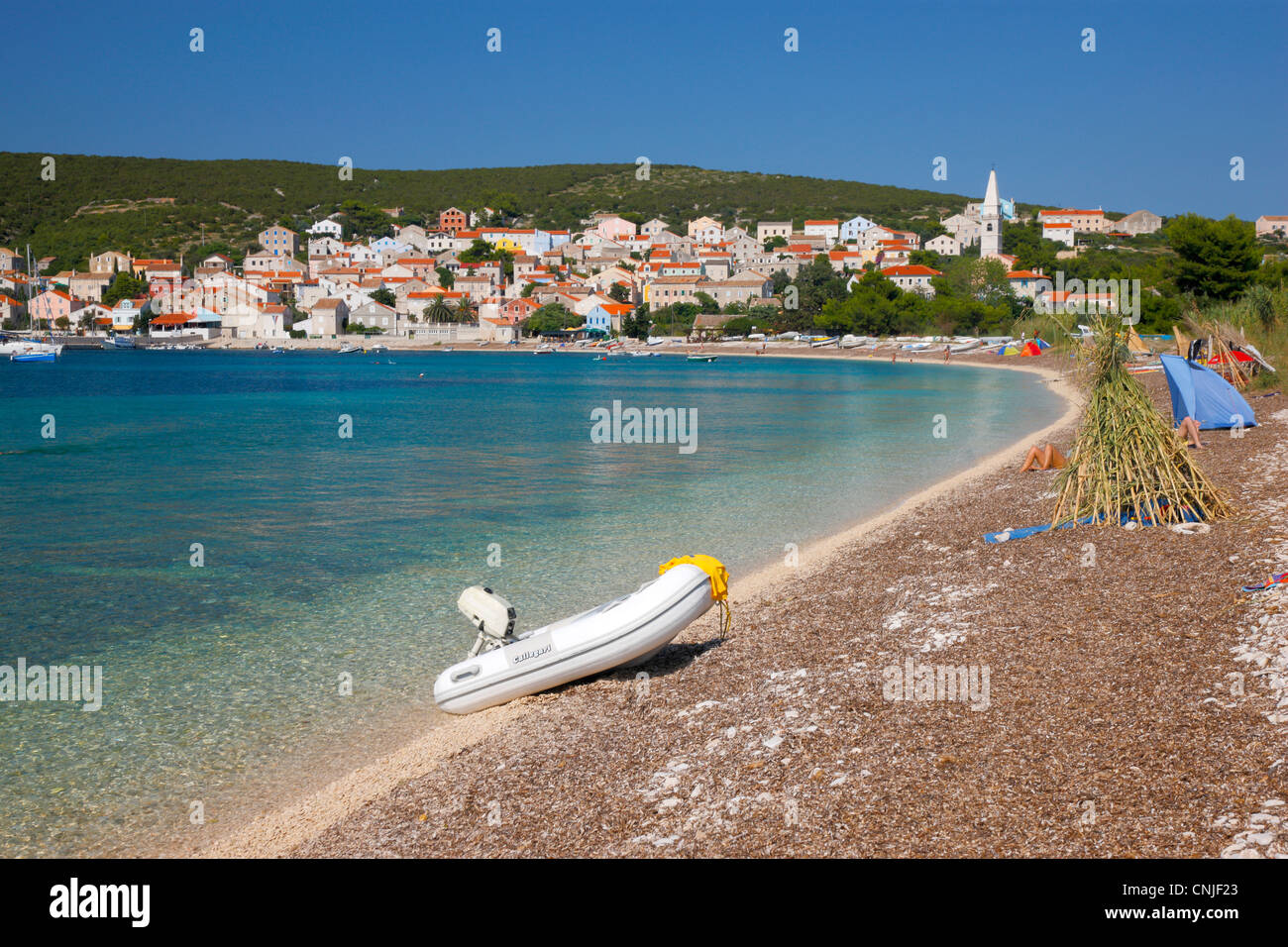 Unije-Inseln Stockfoto