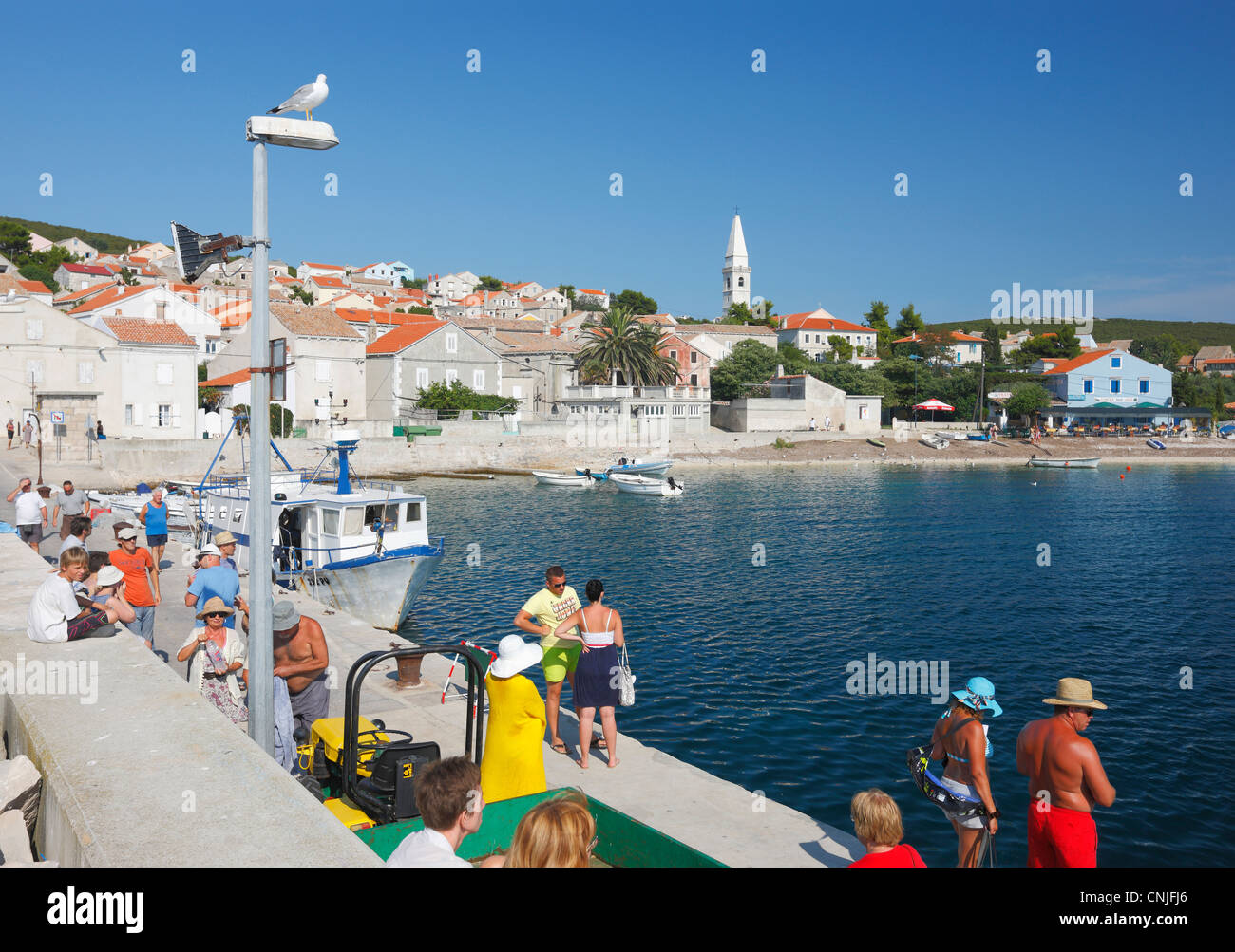 Insel Unije Stockfoto