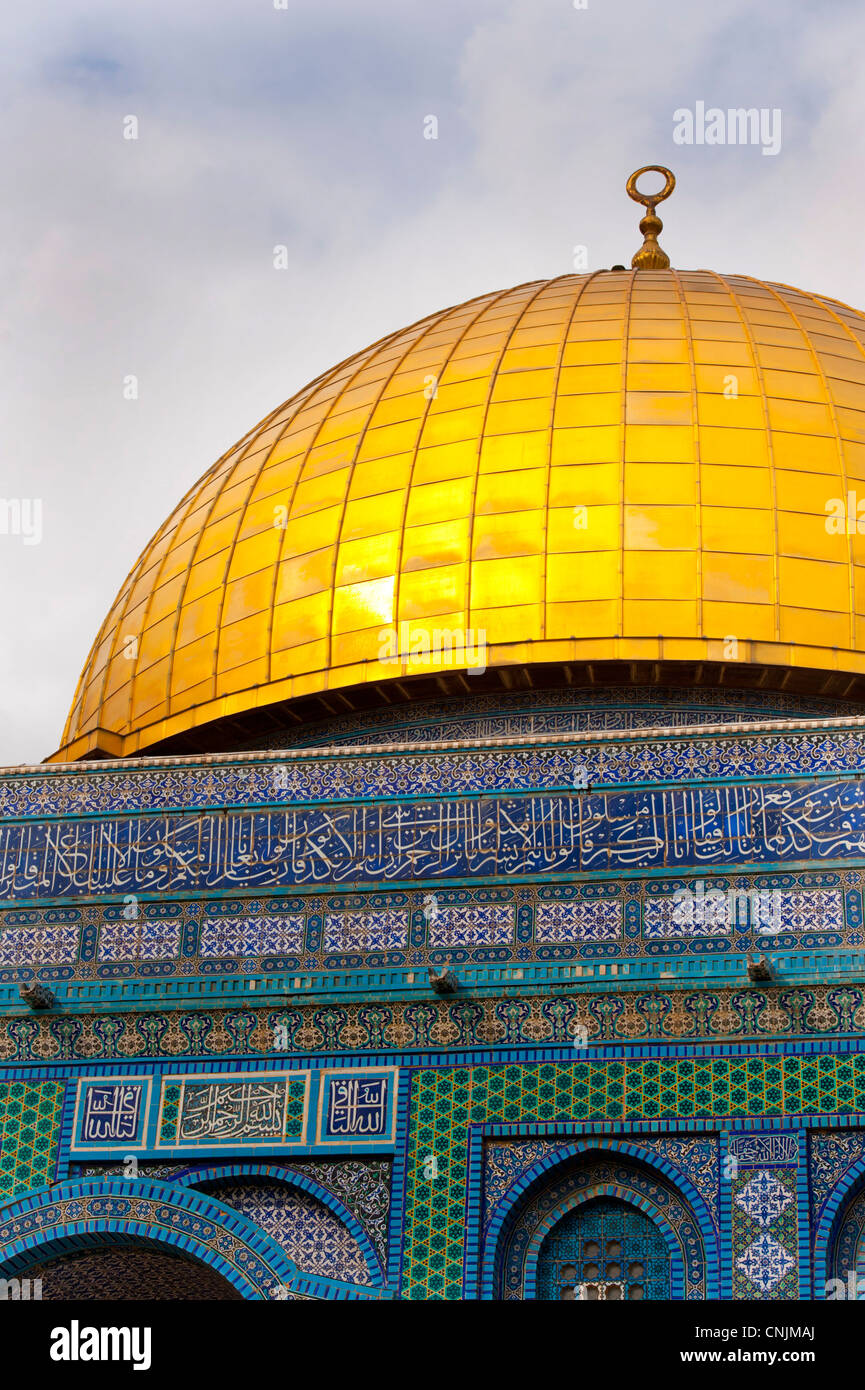 Nahost Israel alte Jerusalem Kuppel des Rock islamischen muslimischen Schrein Stockfoto