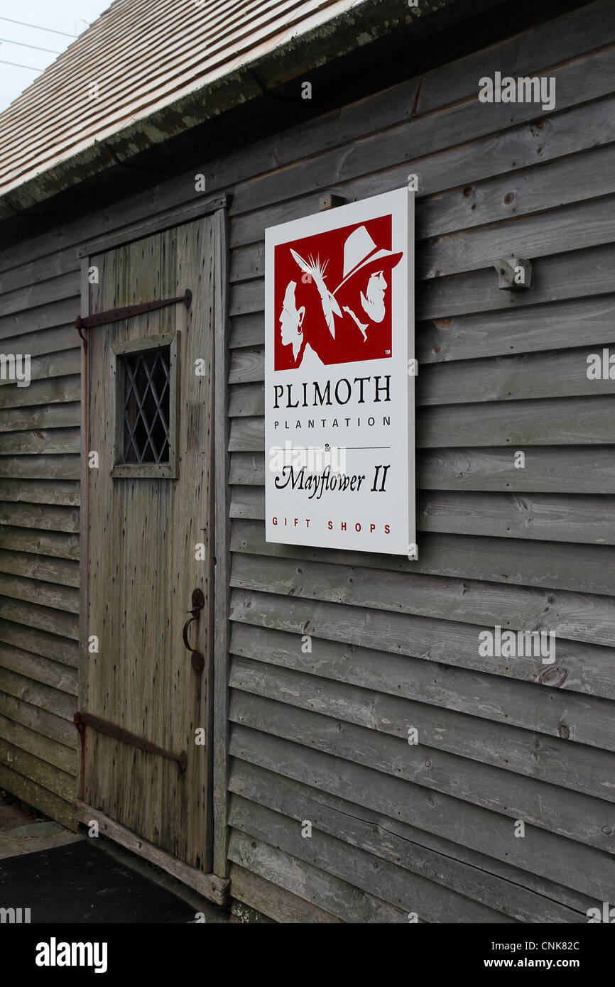 Geschenk Shop für Plimoth Plantation und Mayflower II. Plymouth, Massachusetts Stockfoto