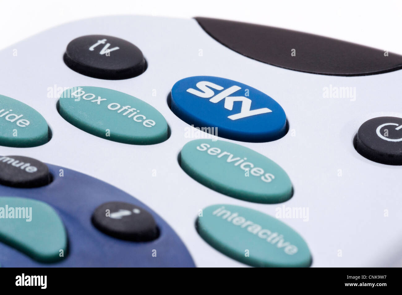 Sky TV Fernbedienung Stockfoto