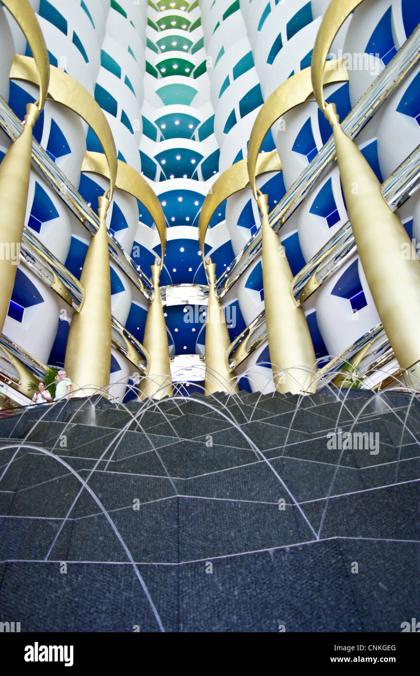 Interior Lobby Hotel Burj Al Arab Jumeirah Dubai