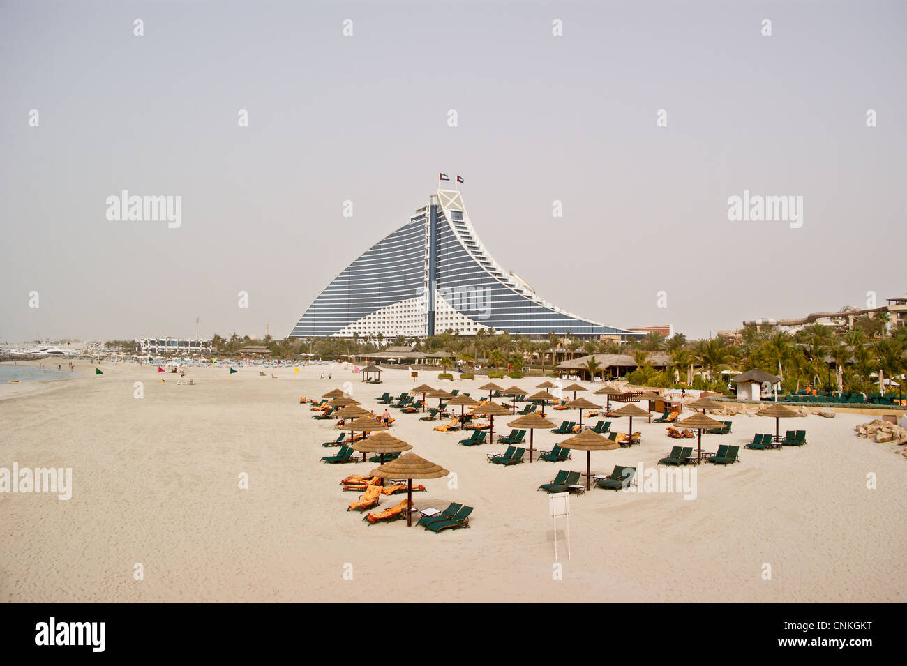 Jumeirah Beach Hotel, Dubai, Vereinigte Arabische Emirate Stockfoto