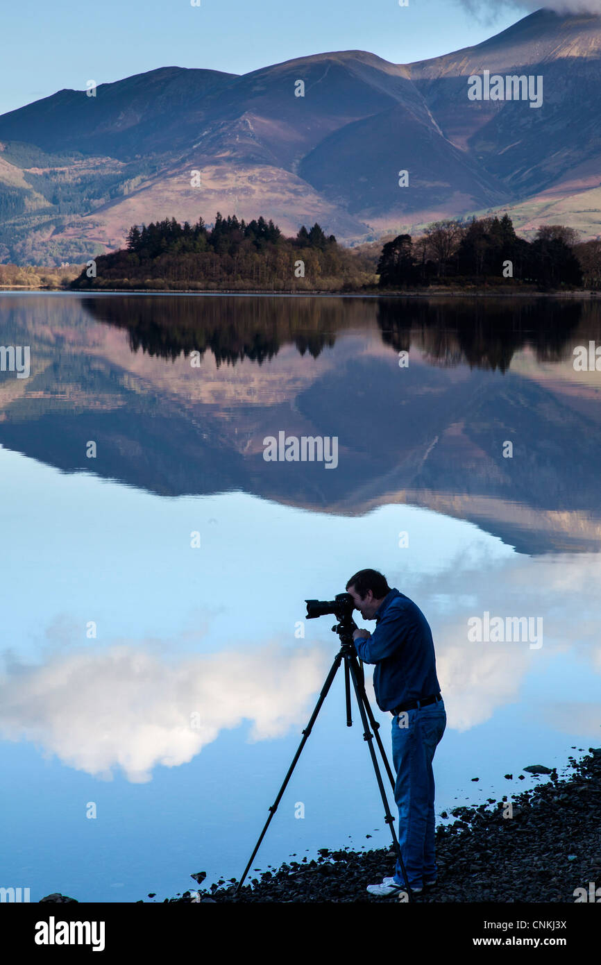 Fotograf Barrow Bay, Derwentwater, in der Nähe von Keswick englischen Lake District Stockfoto