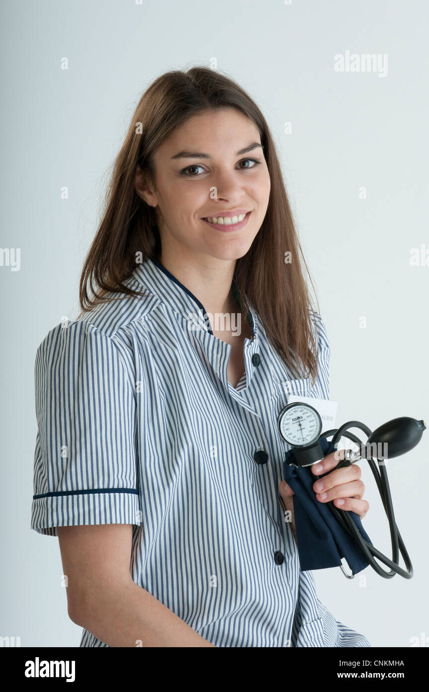 Portrait of an attractive female nurse Stockfoto