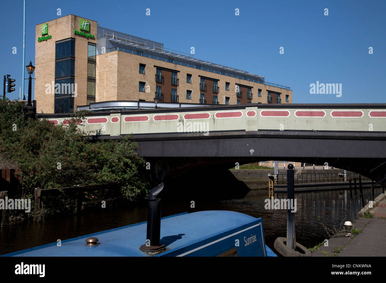 Grand union Canal/Fluss Brent Brentford London England Stockfoto