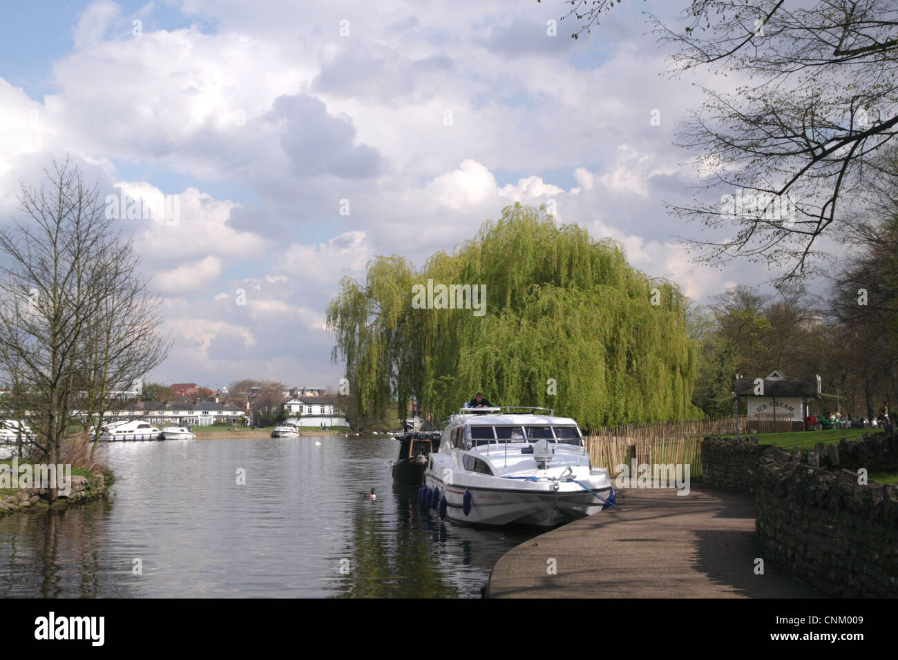Fluss Themse Windsor Berkshire Stockfoto