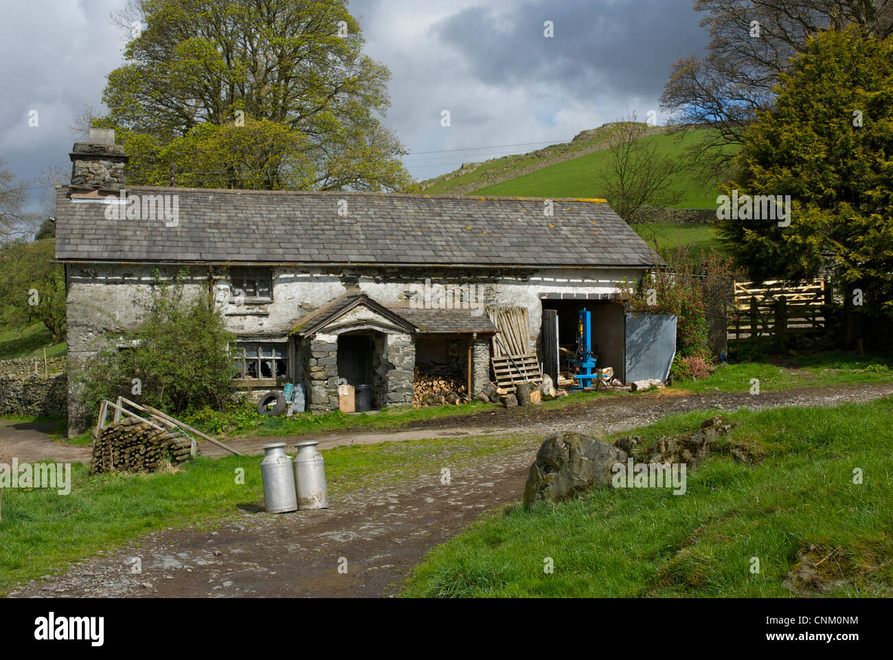 Weit Orrest Farm in der Nähe von Windermere, Lake District National Park, Cumbria England UK Stockfoto
