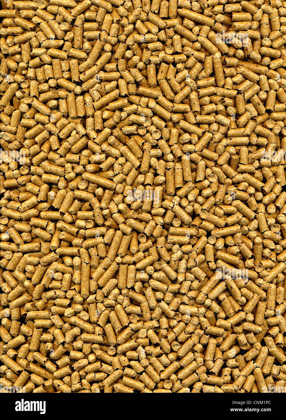 HolzPellets, hartes Holz zum Heizen, Holzpellets gepresst Stockfotografie Alamy