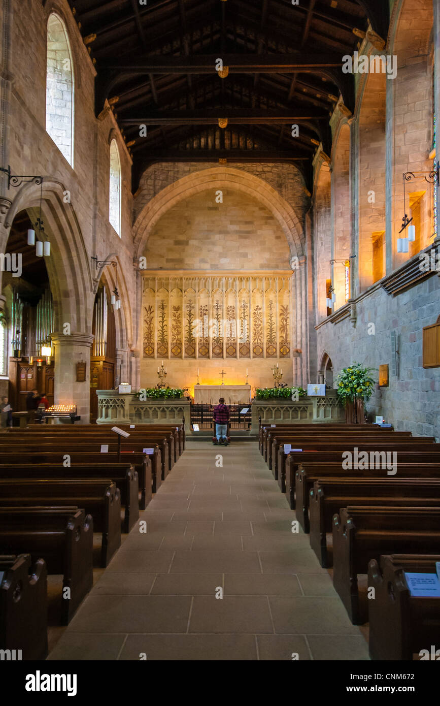 St Mary & St Cuthbert Kirche in Bolton Abbey, Wharfedale, North Yorkshire. Stockfoto