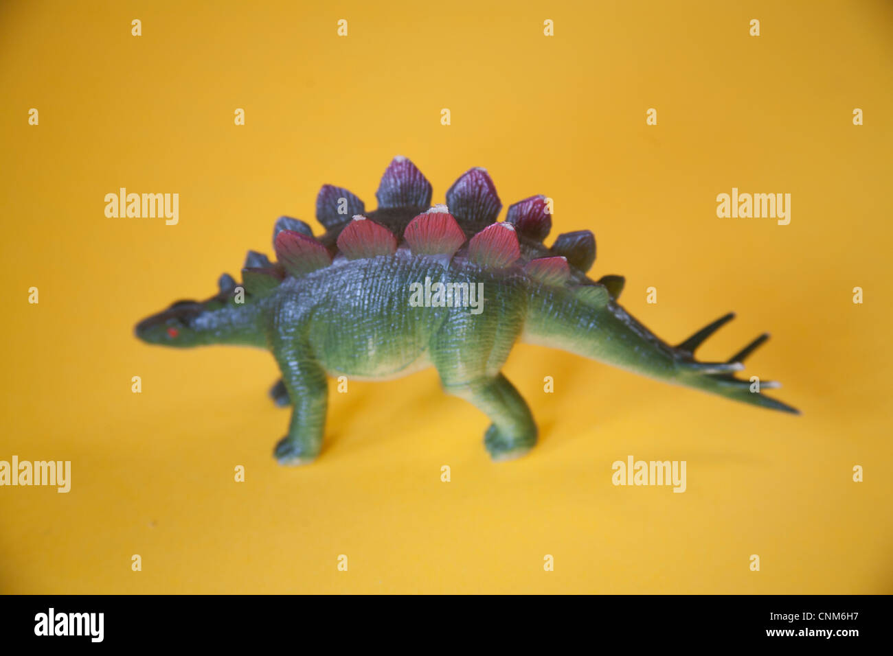 Kunststoff-Spielzeug Dinosaurier Stockfoto