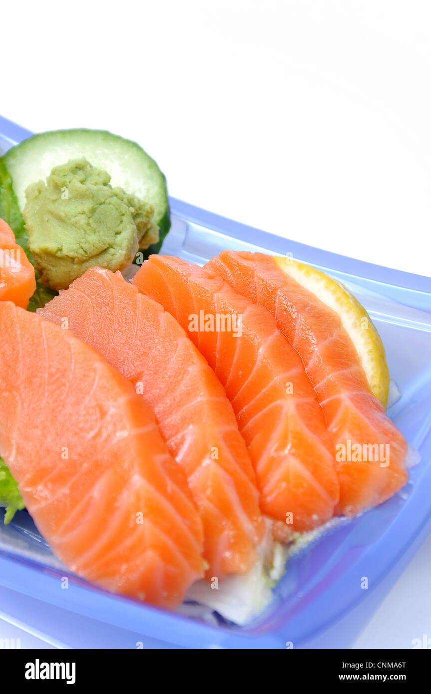 Lachs sushi Stockfoto