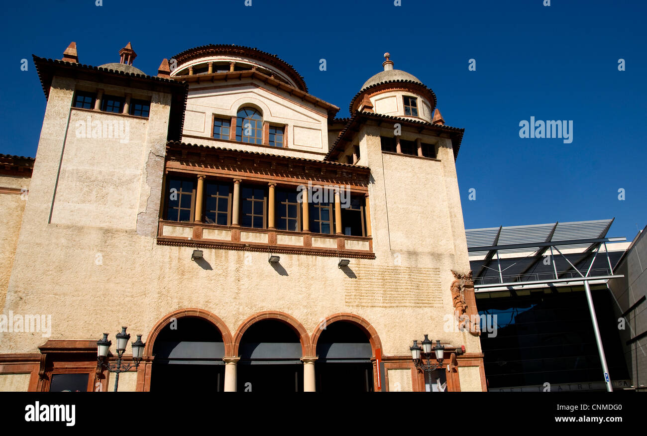 El Mercat de Les Flors, Teatre Lliure, Montjuic, Barcelona, Katalonien, Spanien Stockfoto