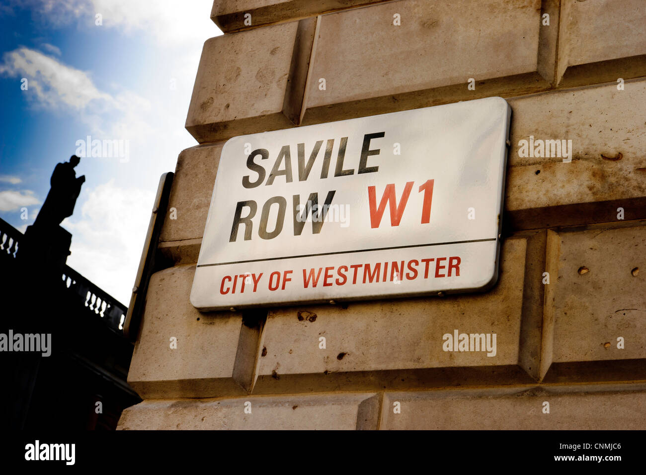 Savile Row, London, England Stockfoto