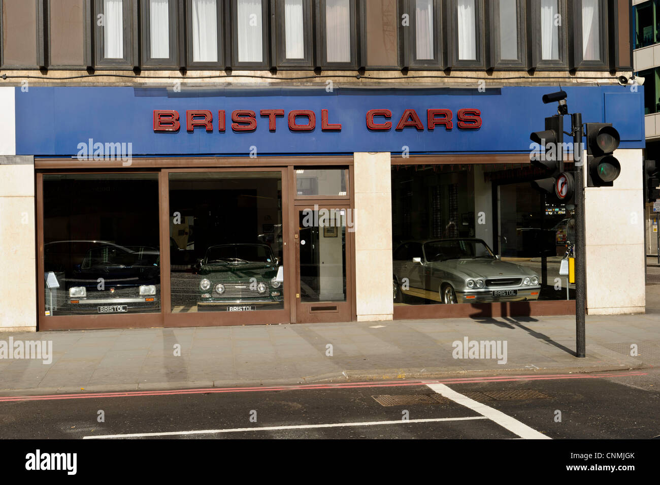 Bristol Cars Showroom in Kensington, London Stockfoto
